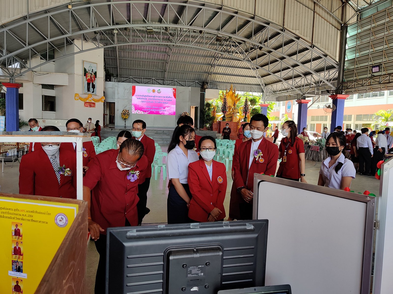 การประเมินศูนย์บ่มเพาะผู้ประกอบการอาชีวศึกษา ระดับจังหวัด ปีกาศึกษา 2565