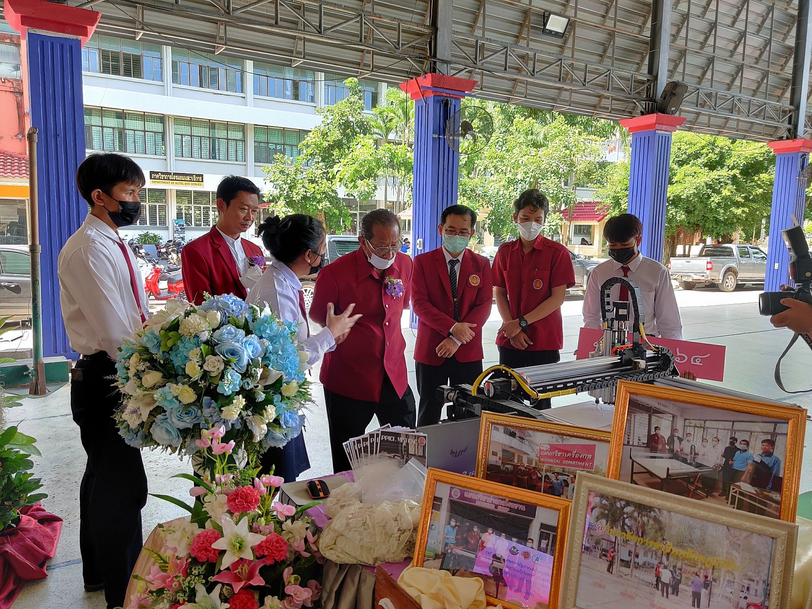 การประเมินศูนย์บ่มเพาะผู้ประกอบการอาชีวศึกษา ระดับจังหวัด ปีกาศึกษา 2565