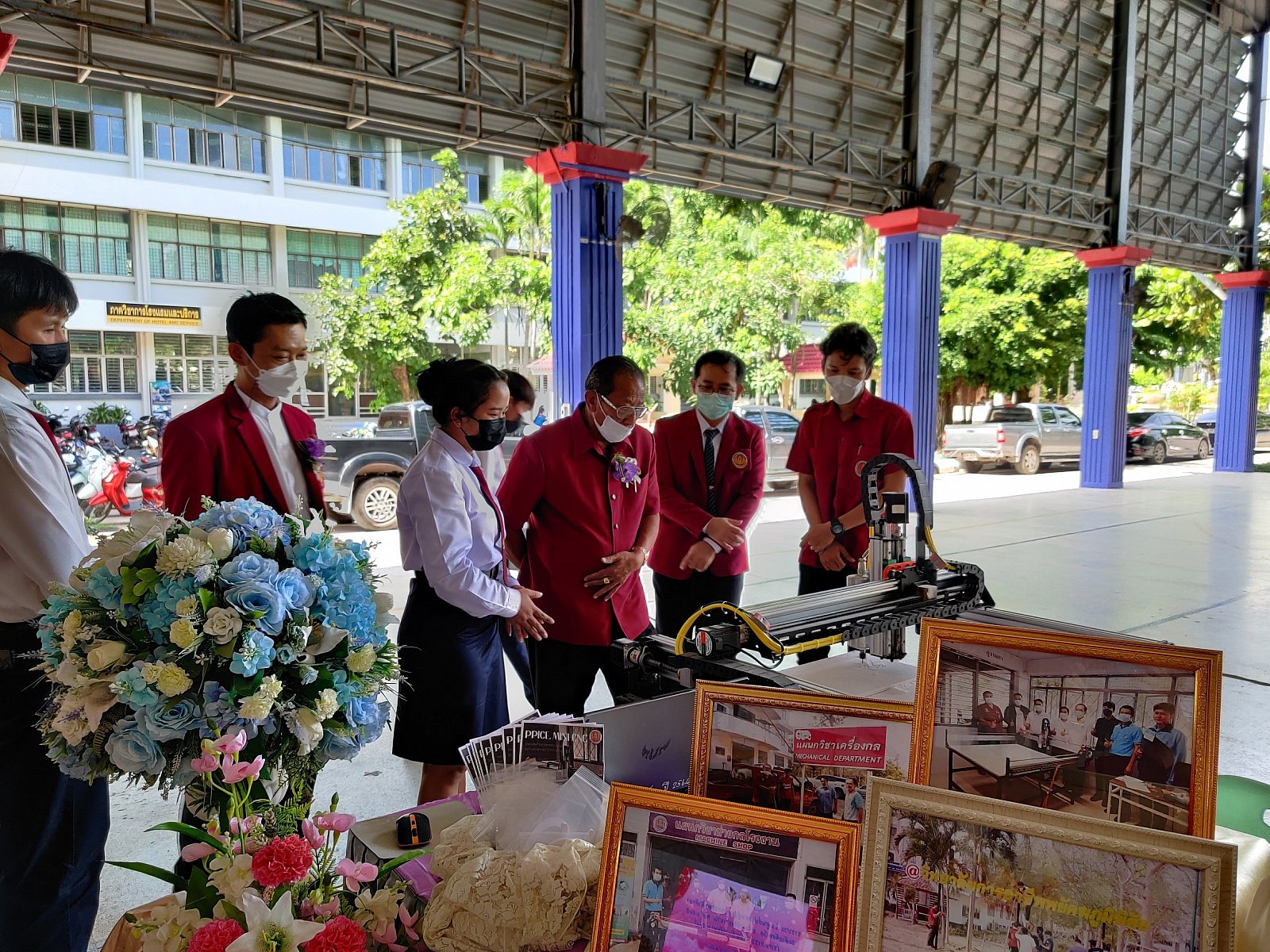 การประเมินศูนย์บ่มเพาะผู้ประกอบการอาชีวศึกษา ระดับจังหวัด ปีกาศึกษา 2565
