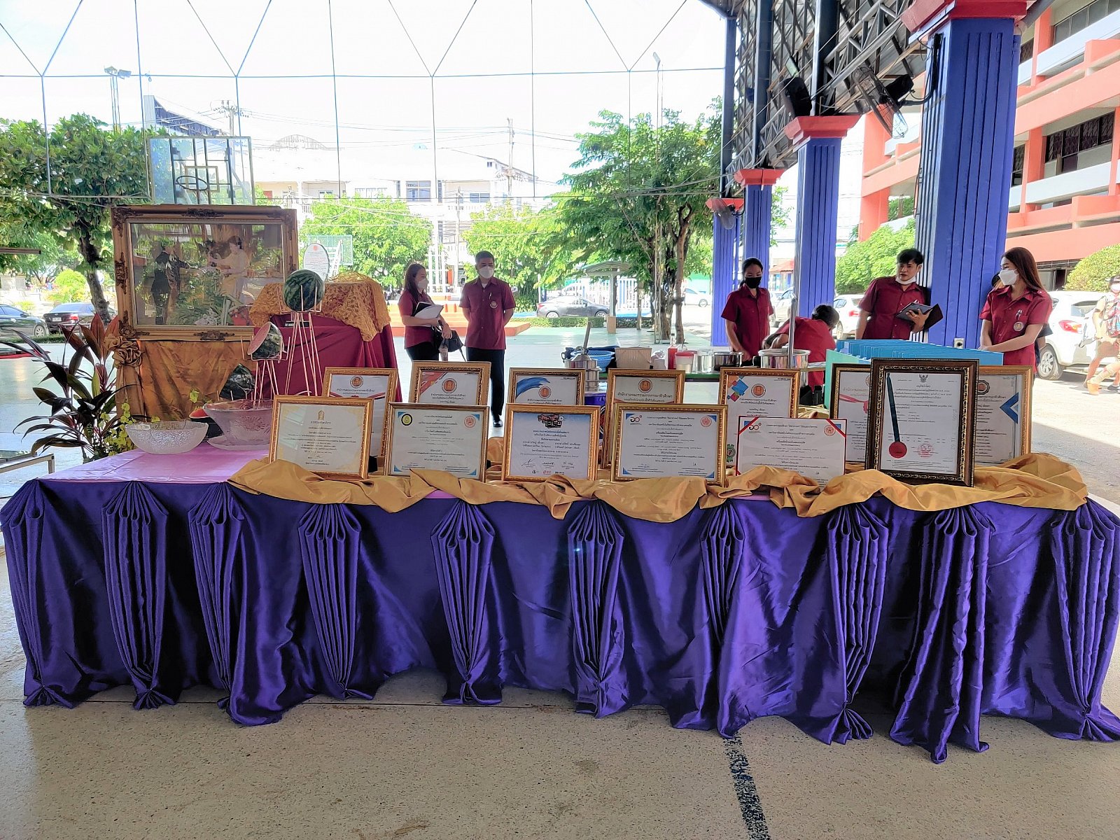 การประเมินศูนย์บ่มเพาะผู้ประกอบการอาชีวศึกษา ระดับจังหวัด ปีกาศึกษา 2565