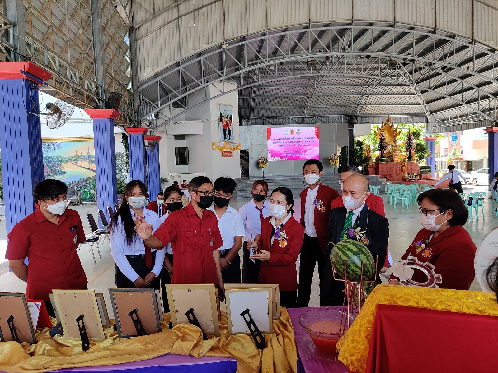 การประเมินศูนย์บ่มเพาะผู้ประกอบการอาชีวศึกษา ระดับจังหวัด ปีกาศึกษา 2565