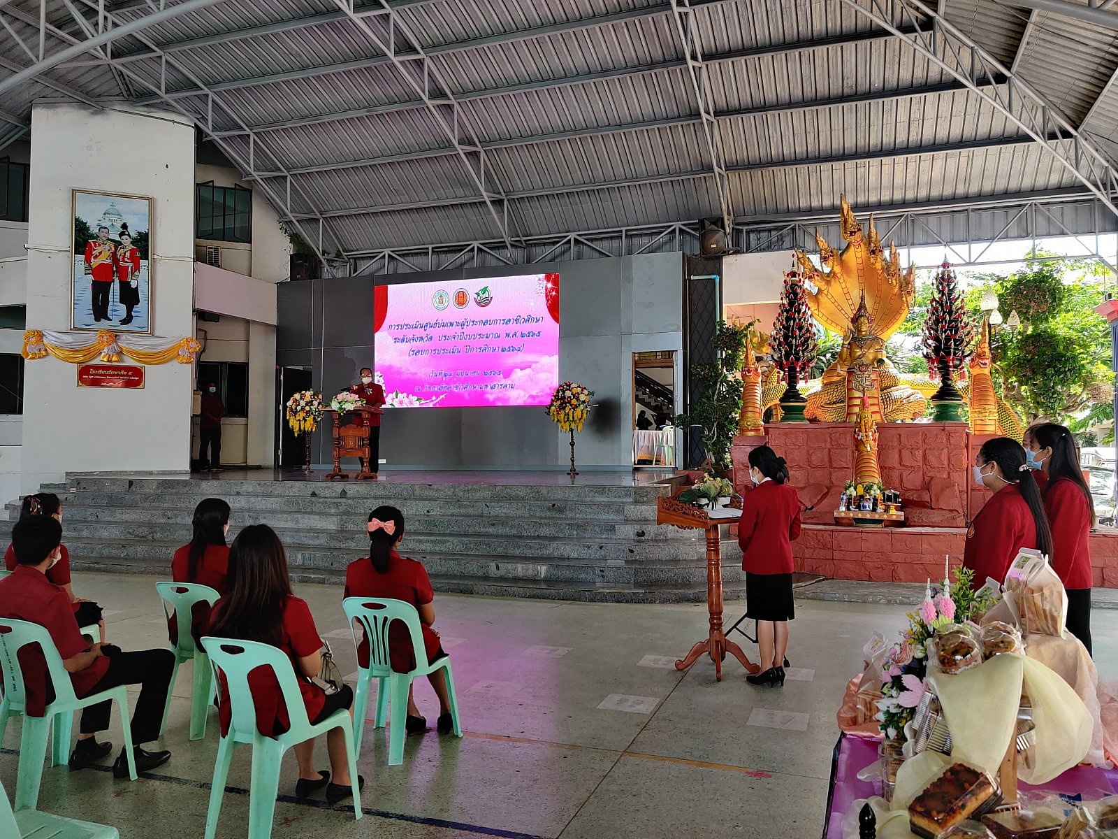 การประเมินศูนย์บ่มเพาะผู้ประกอบการอาชีวศึกษา ระดับจังหวัด ปีกาศึกษา 2565