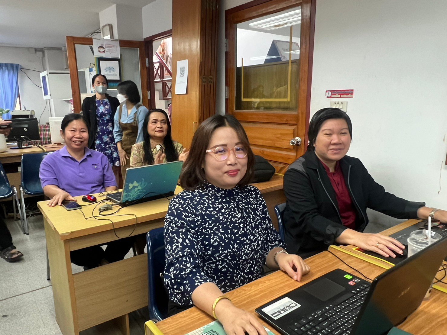 อบรมเชิงปฏิบัติการการจัดทำแฟ้มสะสมผลงานอิเล็กทรอนิกส์ E-portfolio 2566