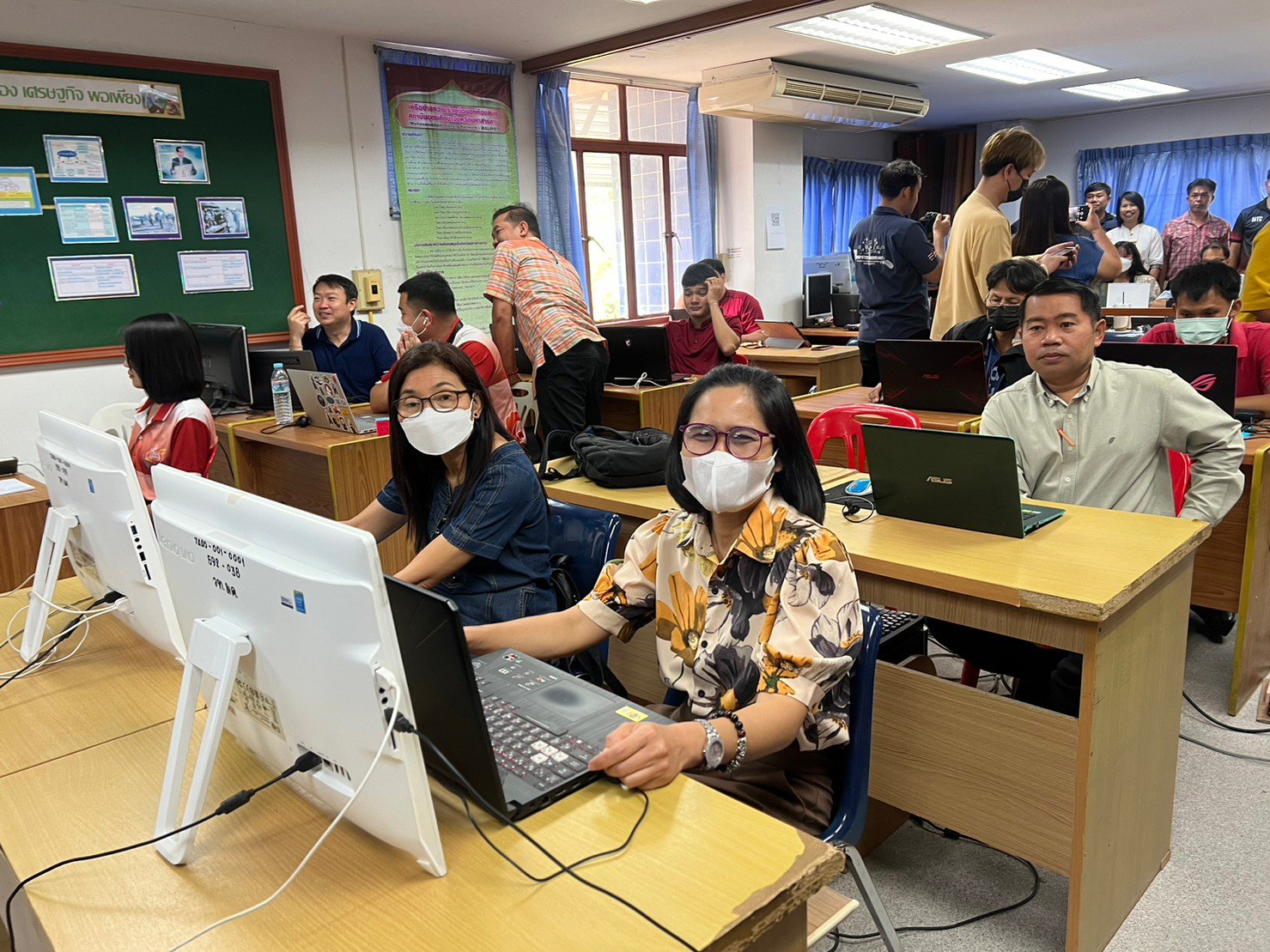 อบรมเชิงปฏิบัติการการจัดทำแฟ้มสะสมผลงานอิเล็กทรอนิกส์ E-portfolio 2566