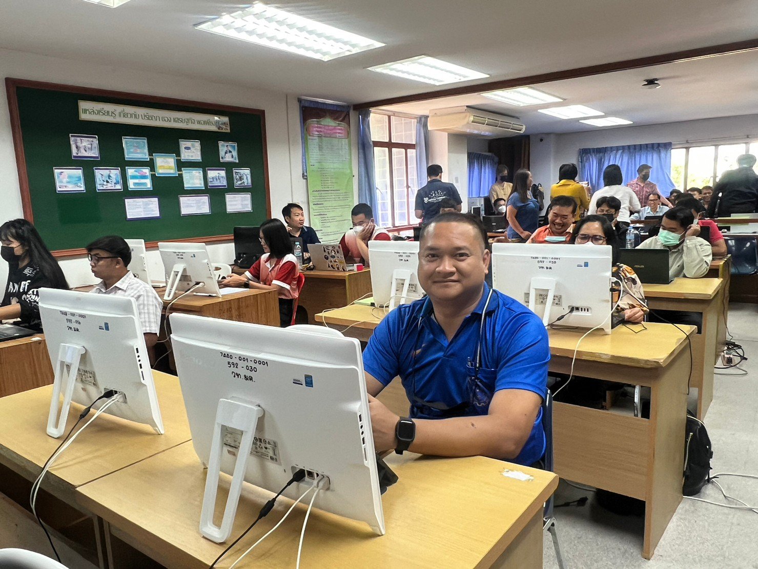 อบรมเชิงปฏิบัติการการจัดทำแฟ้มสะสมผลงานอิเล็กทรอนิกส์ E-portfolio 2566