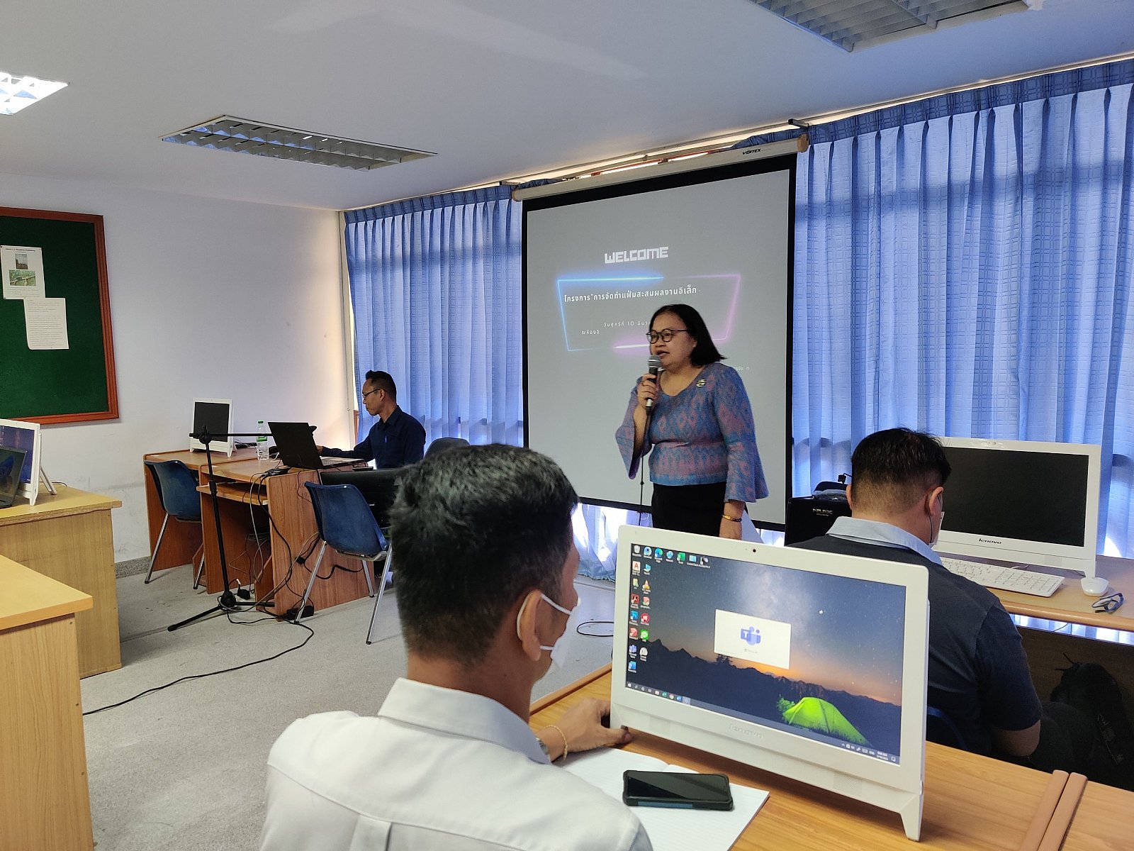 อบรมเชิงปฏิบัติการการจัดทำแฟ้มสะสมผลงานอิเล็กทรอนิกส์ E-portfolio 2566