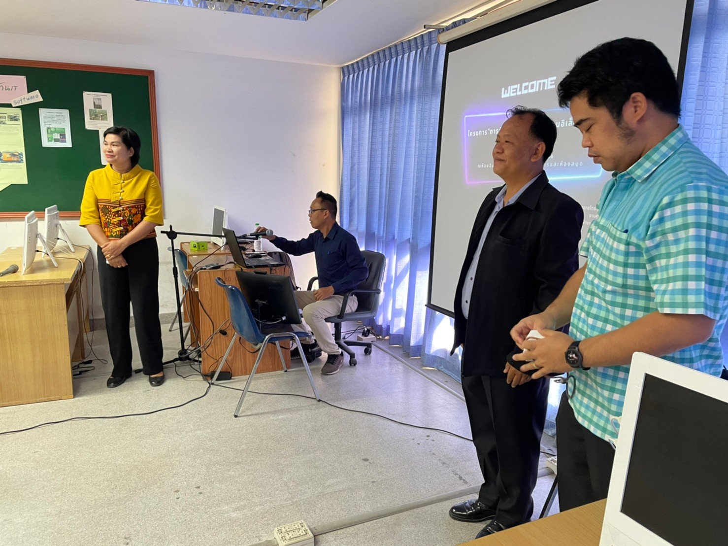 อบรมเชิงปฏิบัติการการจัดทำแฟ้มสะสมผลงานอิเล็กทรอนิกส์ E-portfolio 2566