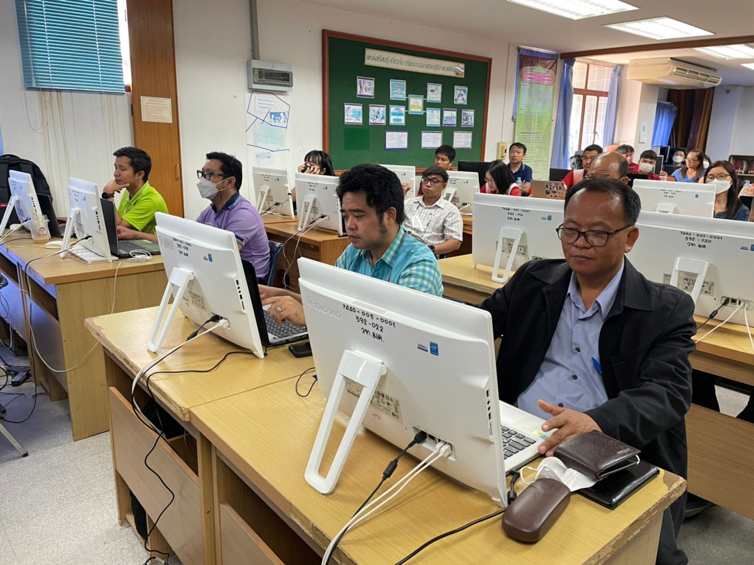 อบรมเชิงปฏิบัติการการจัดทำแฟ้มสะสมผลงานอิเล็กทรอนิกส์ E-portfolio 2566