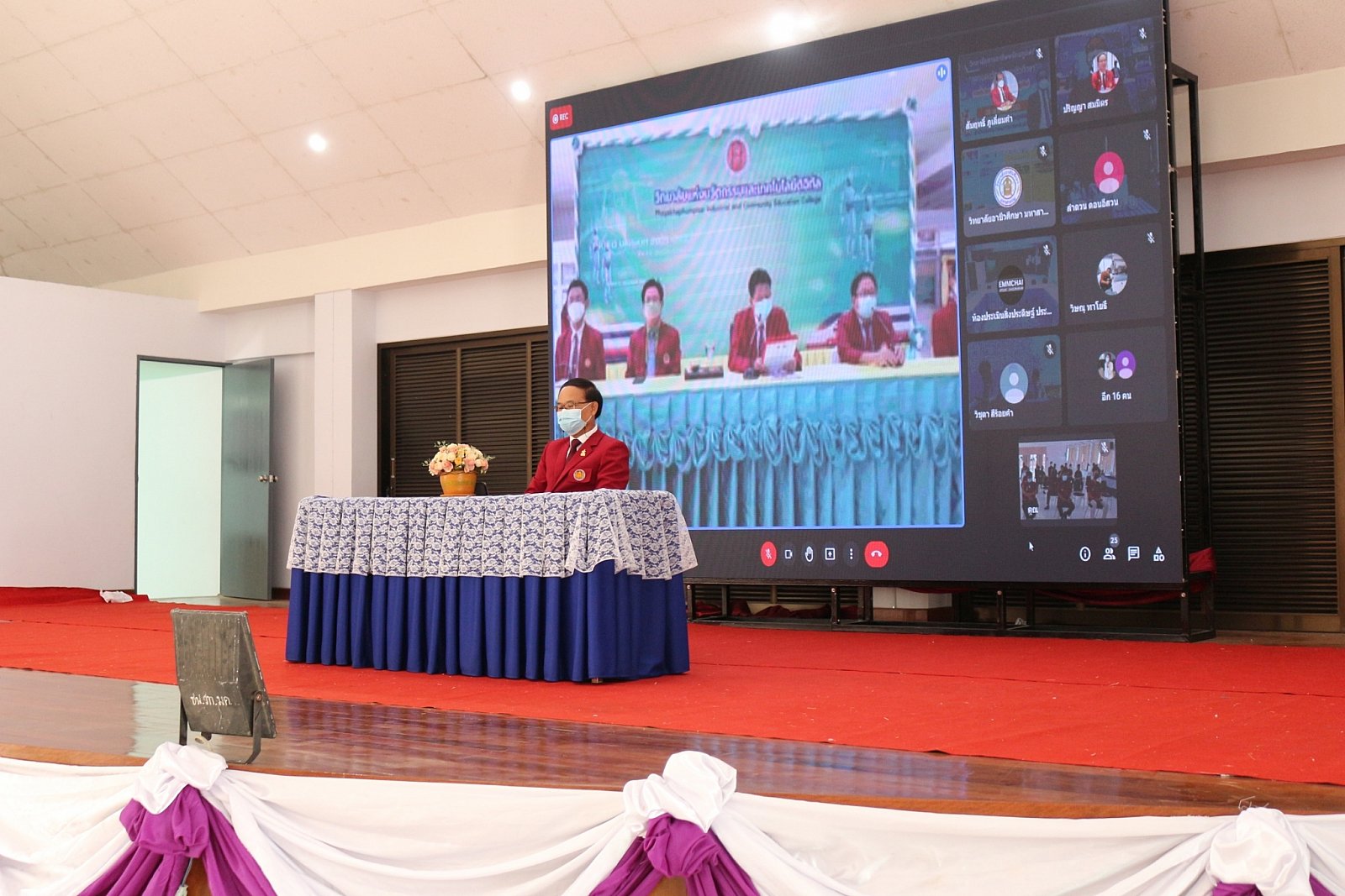 การประเมินสิ่งประดิษฐ์ของคนรุ่นใหม่  "นวัตกรรมอาชีวศึกษาเพื่อแก้ปัญหาความยากจน" ประจำปีการศึกษา2564