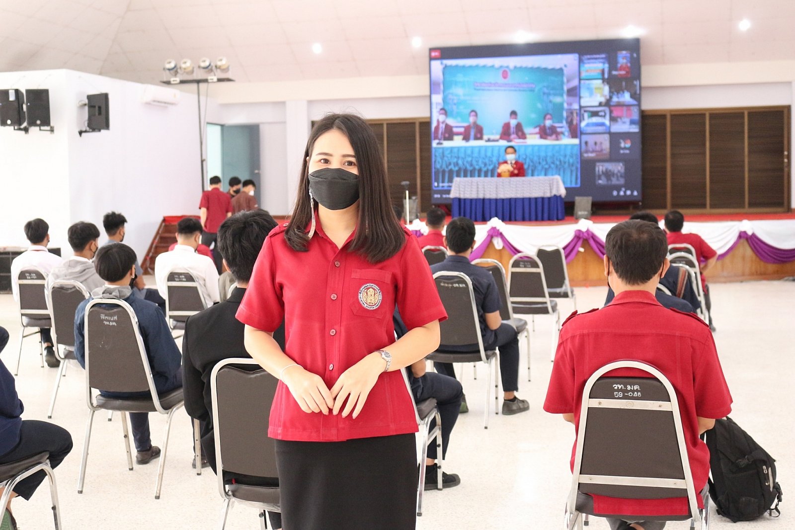 การประเมินสิ่งประดิษฐ์ของคนรุ่นใหม่  "นวัตกรรมอาชีวศึกษาเพื่อแก้ปัญหาความยากจน" ประจำปีการศึกษา2564